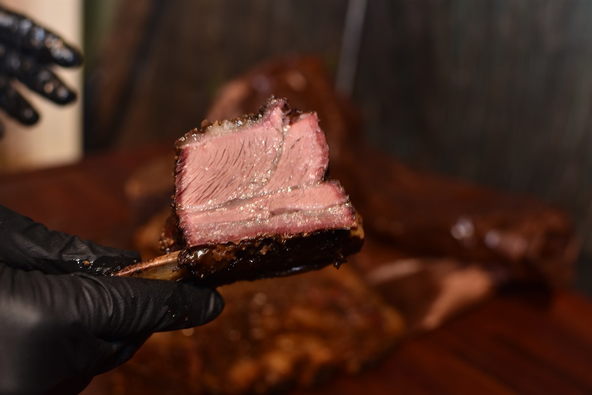 Carne ahumada al punto